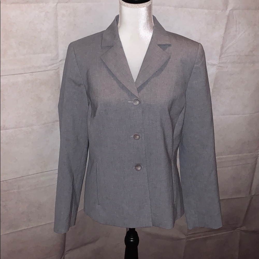 Light Gray Pendleton Light Wool Jacket -Classic